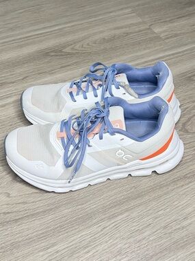 On Cloudrunner 2 Running Shoes Women’s Sz 8.5 W White Sand Road Sneakers *FLAWS